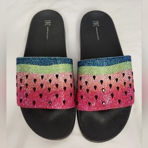 INC International Concepts Watermelon Sandles Size 10
